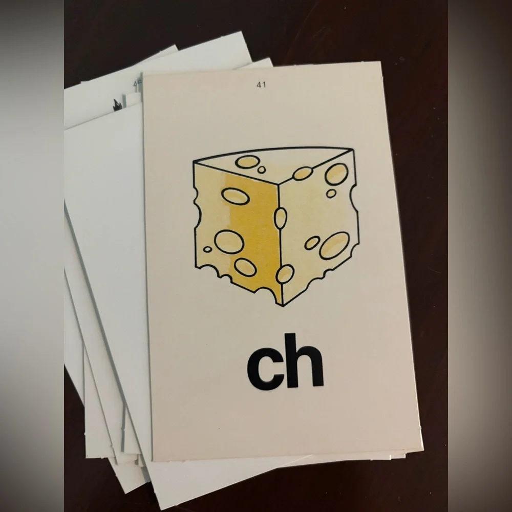 Vintage Schoolhouse Warren Phonics Flashcards Letters Clusters Pictures Learning